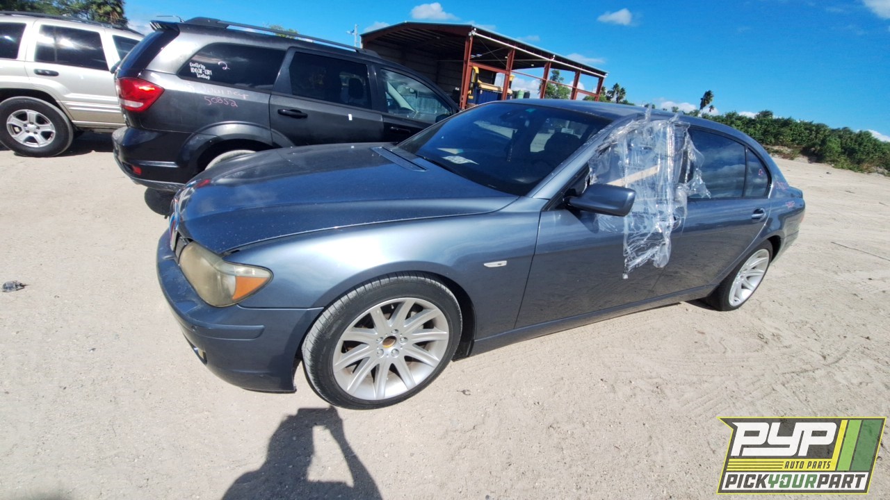 2006 BMW 750LI partes disponibles