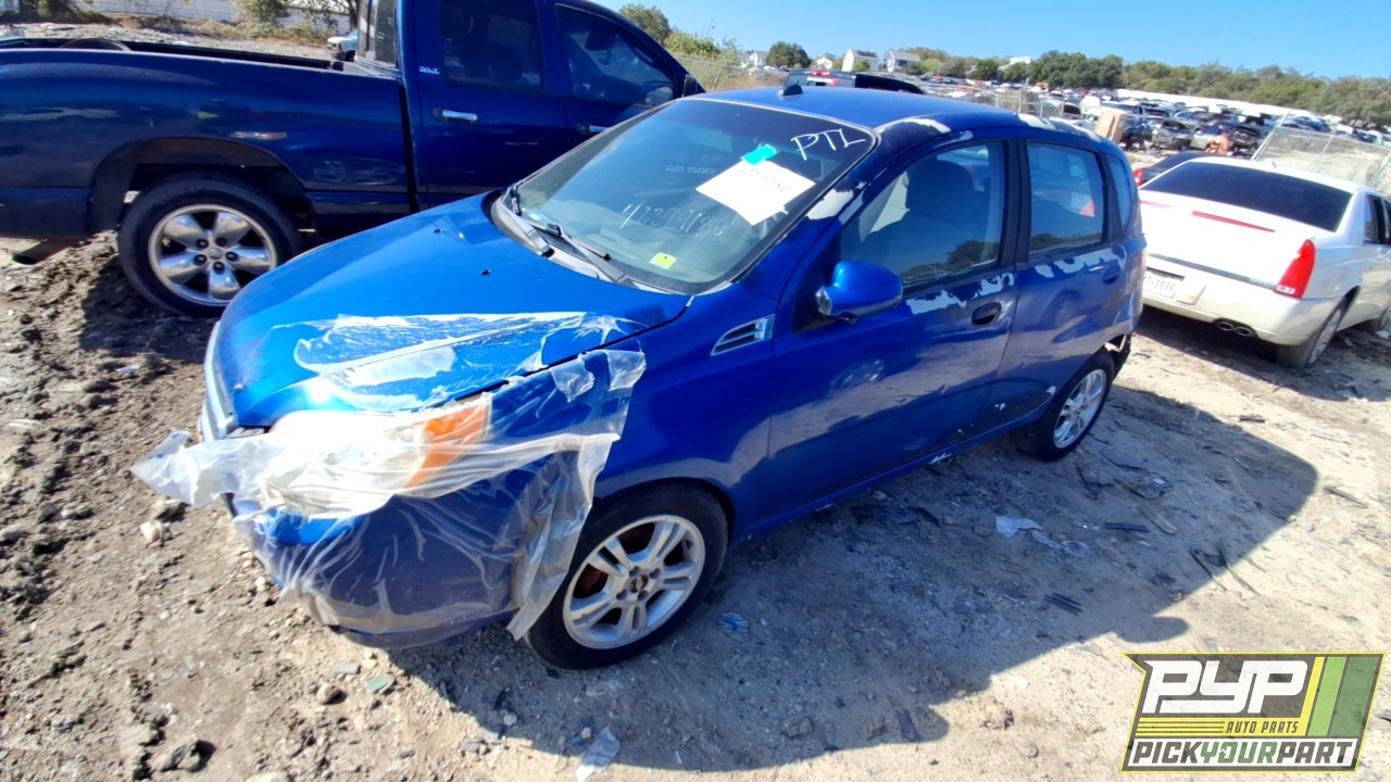 2009 CHEVROLET AVEO5 partes disponibles