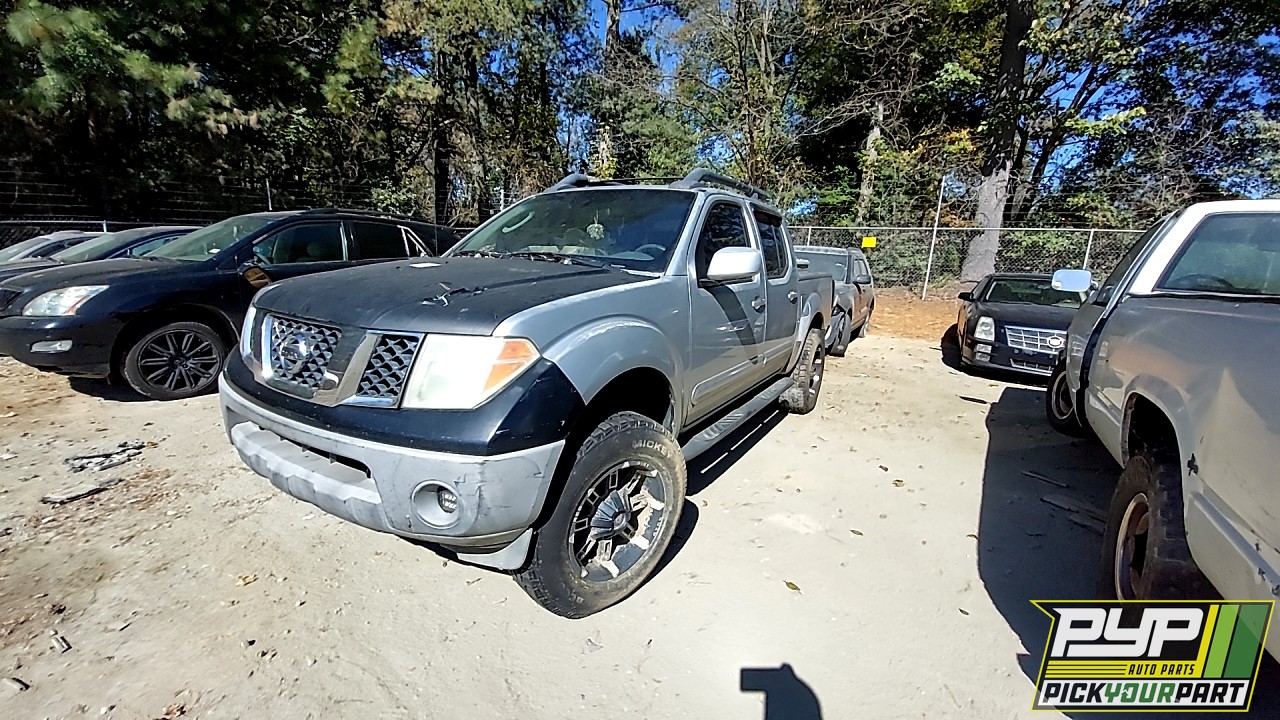 2005 NISSAN FRONTIER partes disponibles