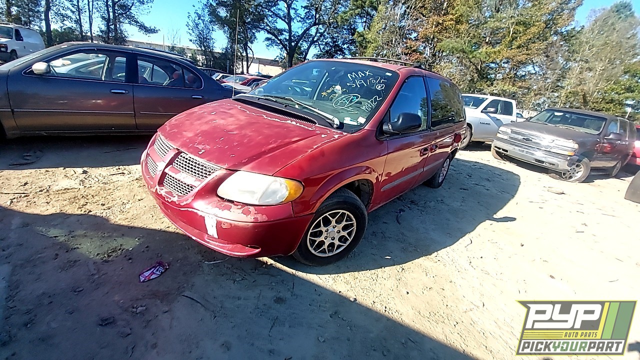 2003 DODGE GRAND CARAVAN partes disponibles