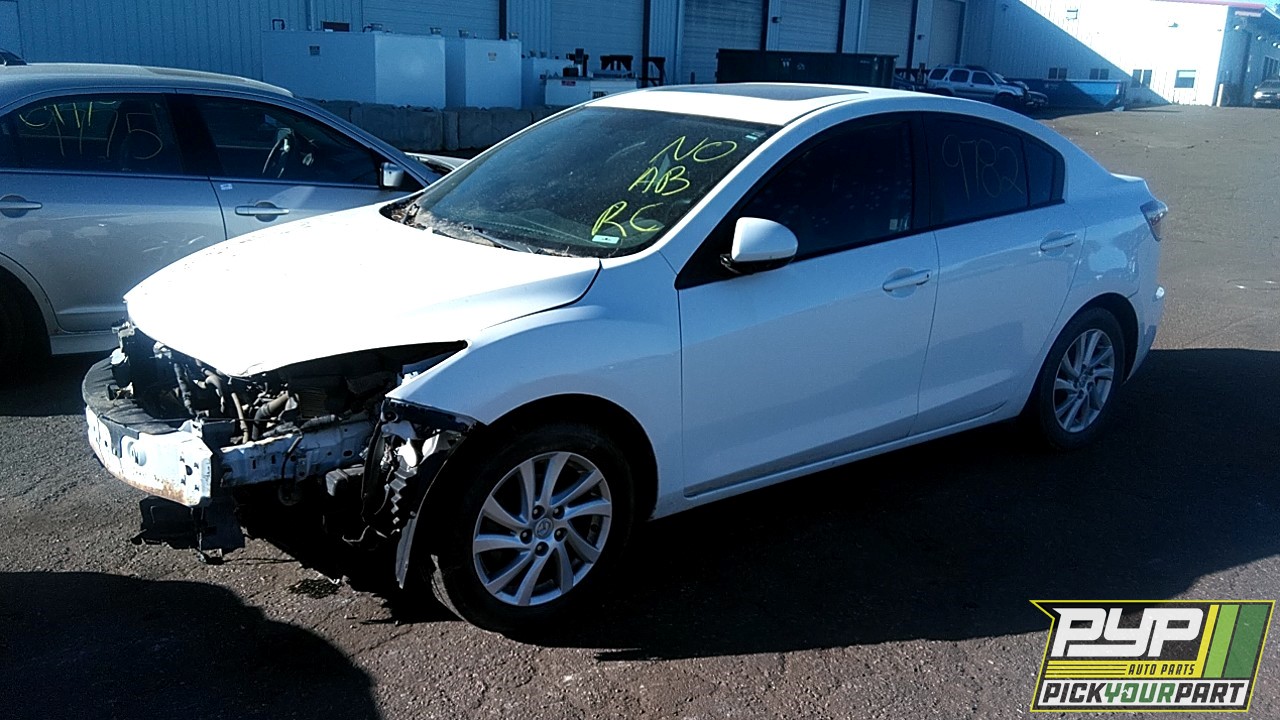 2012 MAZDA 3 partes disponibles