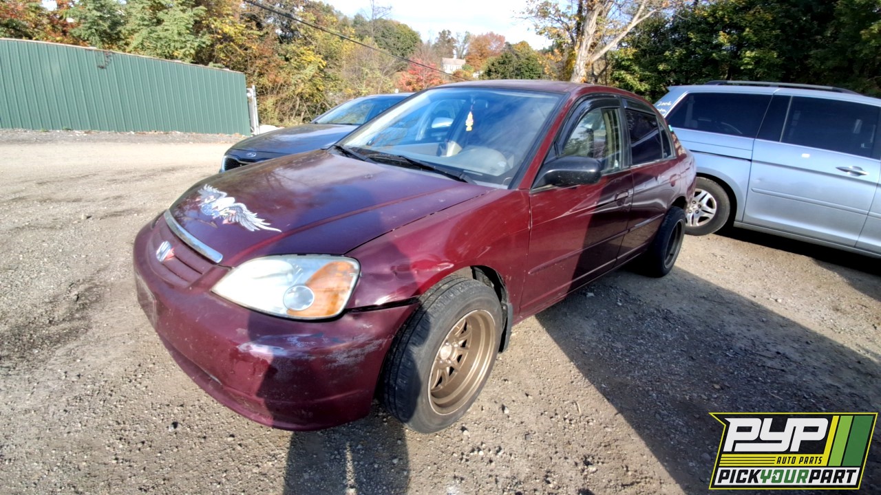 2002 HONDA CIVIC available for parts