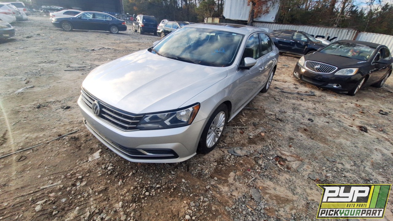 2016 VOLKSWAGEN PASSAT available for parts