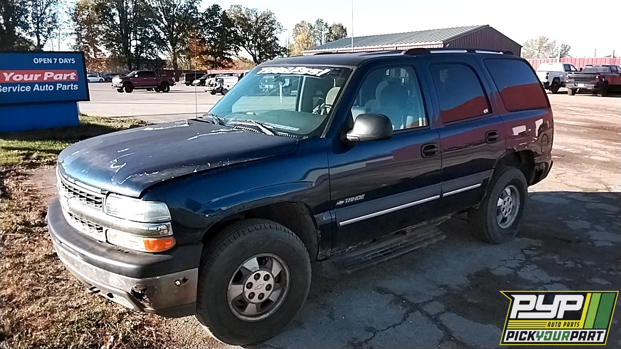 2003 CHEVROLET TAHOE partes disponibles