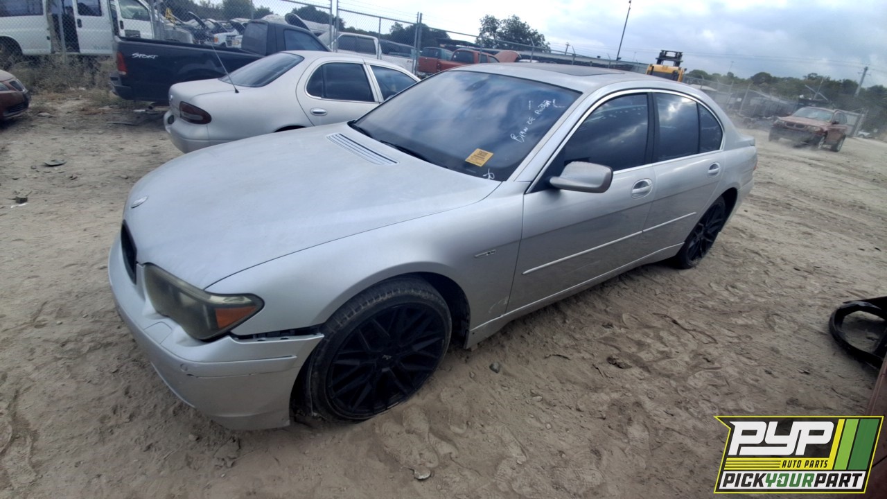 2005 BMW 745I partes disponibles