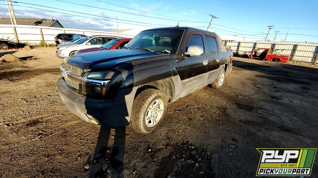 2003 CHEVROLET AVALANCHE 1500 available for parts
