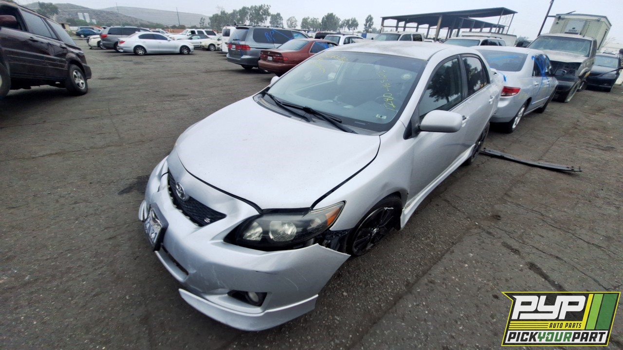 2009 TOYOTA COROLLA partes disponibles