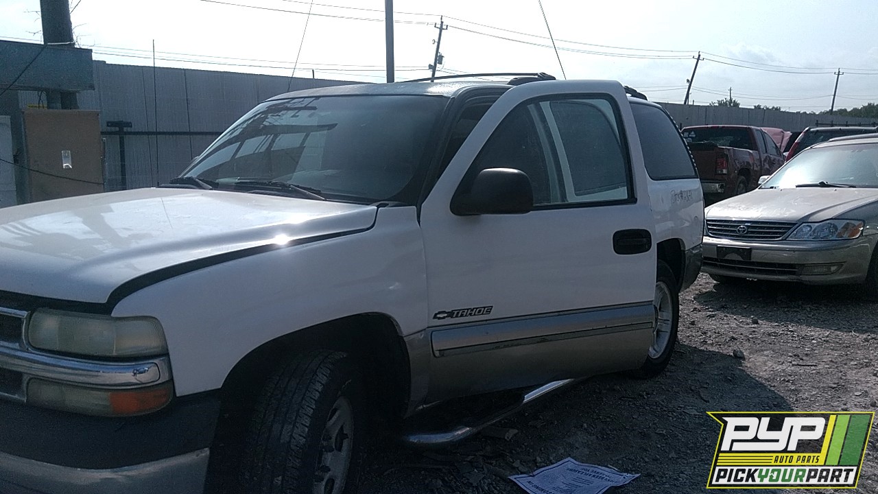 2000 CHEVROLET TAHOE partes disponibles