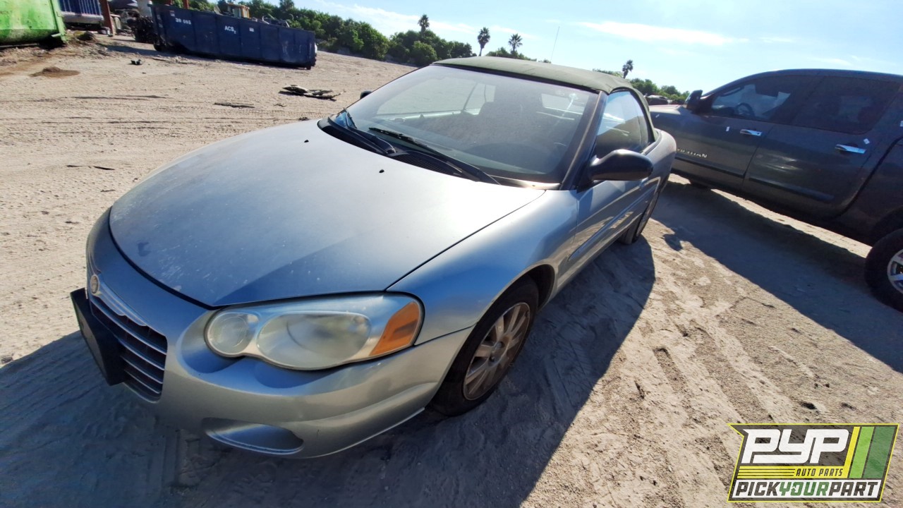 2004 CHRYSLER SEBRING partes disponibles