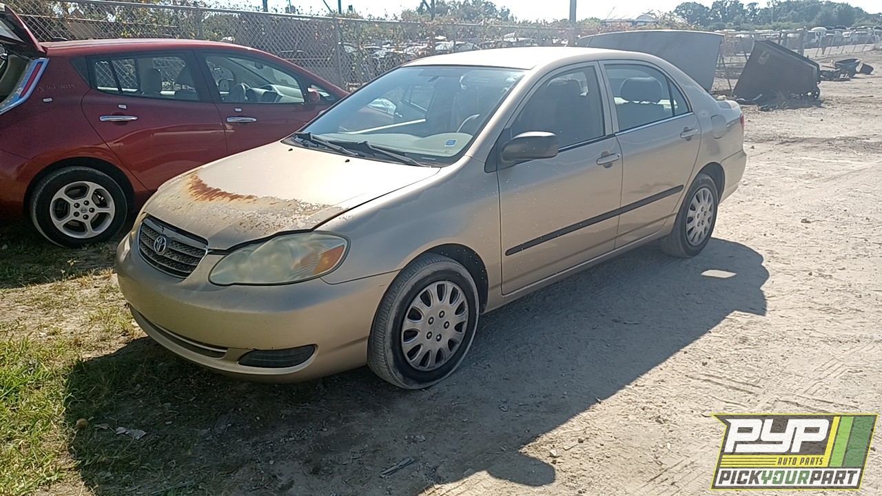 2005 TOYOTA COROLLA available for parts
