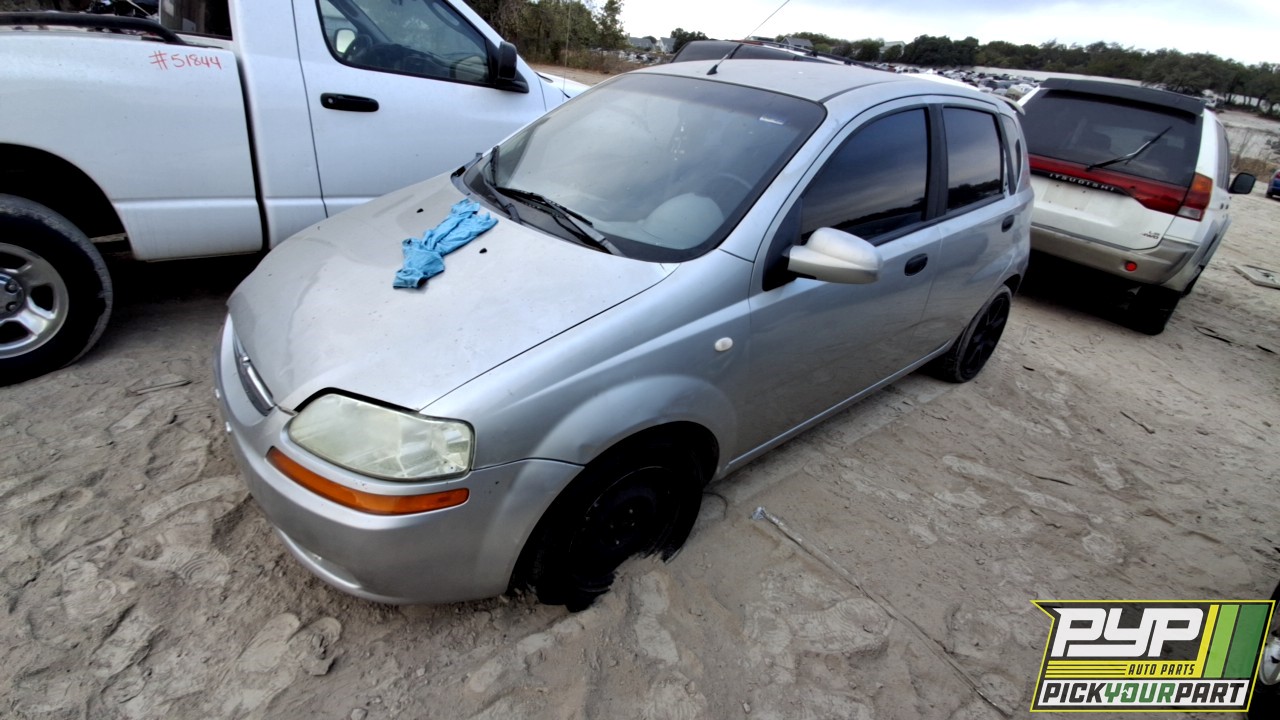 2005 CHEVROLET AVEO partes disponibles