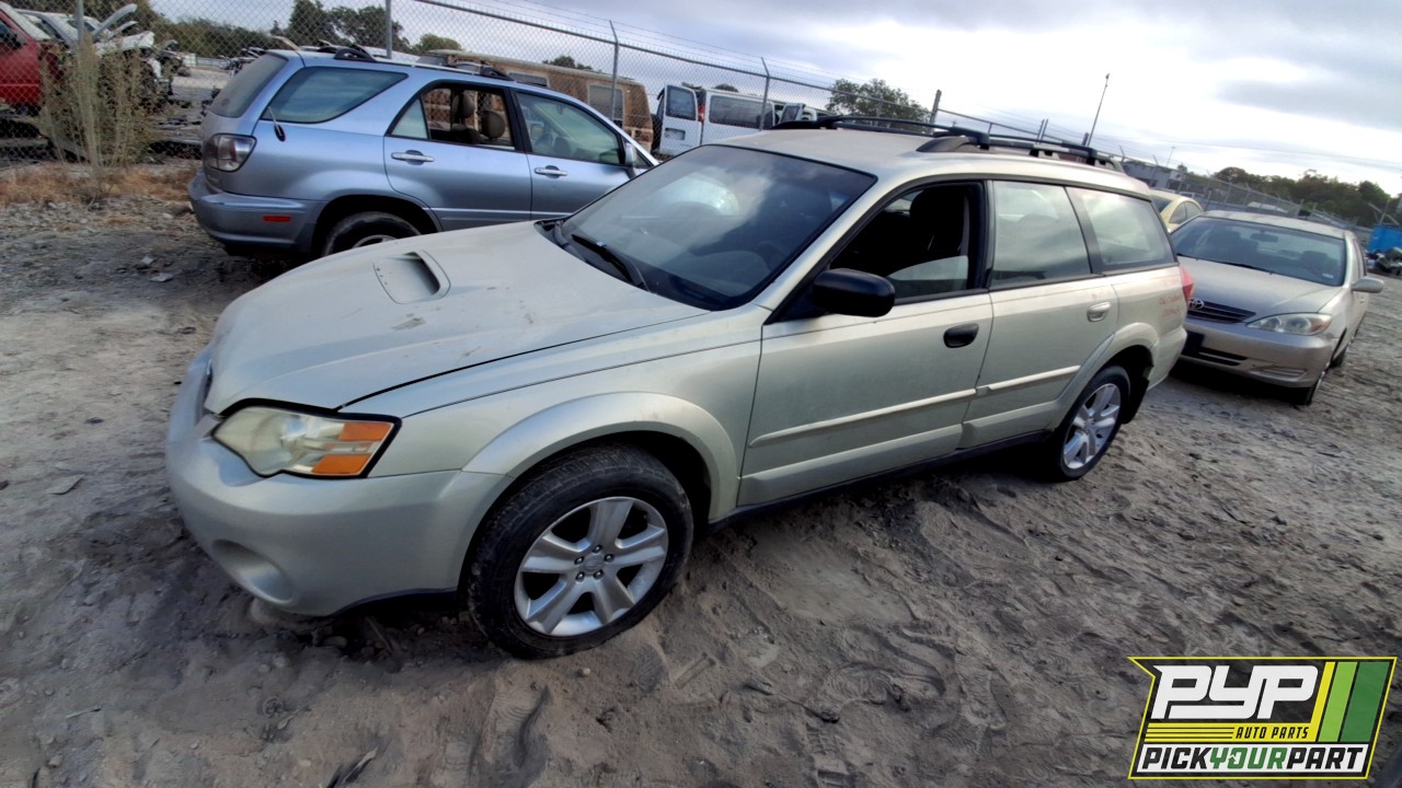 2006 SUBARU OUTBACK partes disponibles