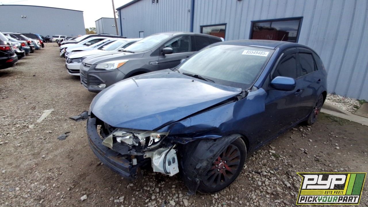 2011 SUBARU IMPREZA partes disponibles