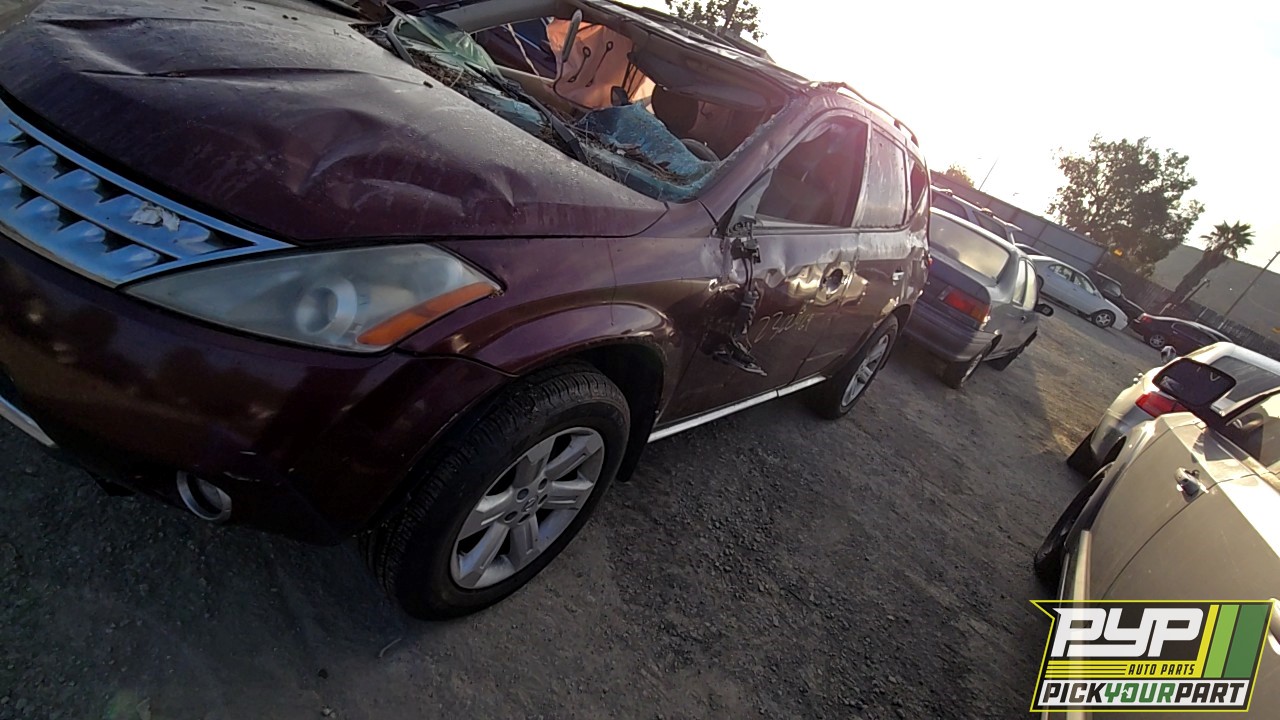 2006 NISSAN MURANO partes disponibles