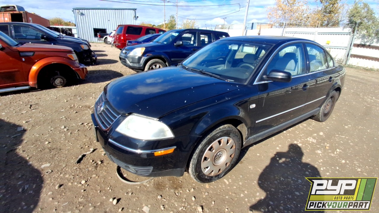 2002 VOLKSWAGEN PASSAT partes disponibles