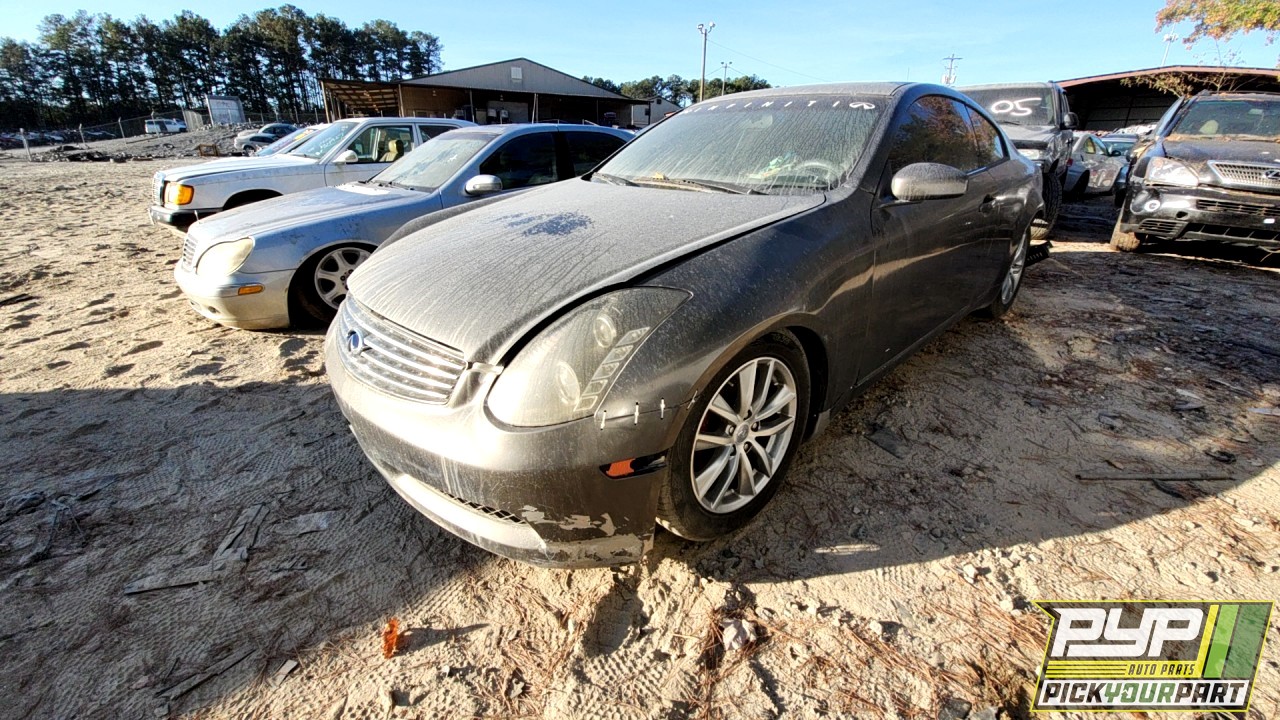 2004 INFINITI G35 partes disponibles