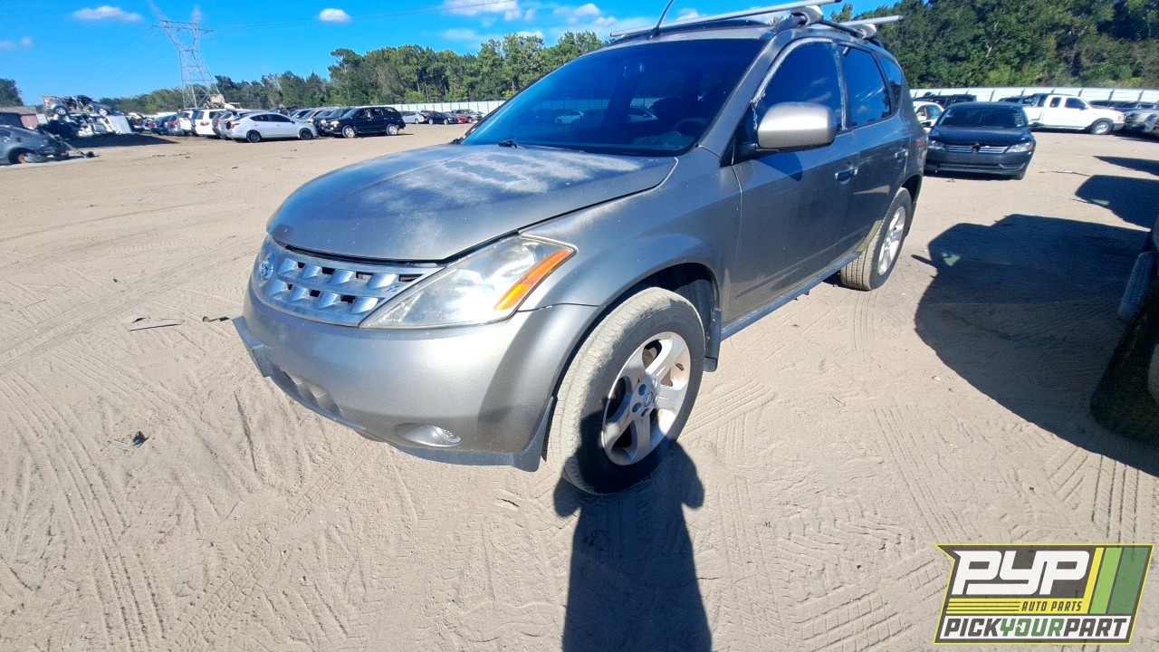 2004 NISSAN MURANO partes disponibles