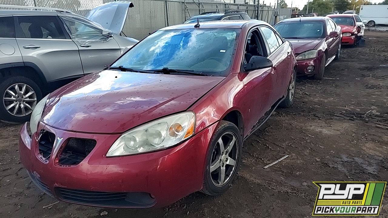 2008 PONTIAC G6 available for parts