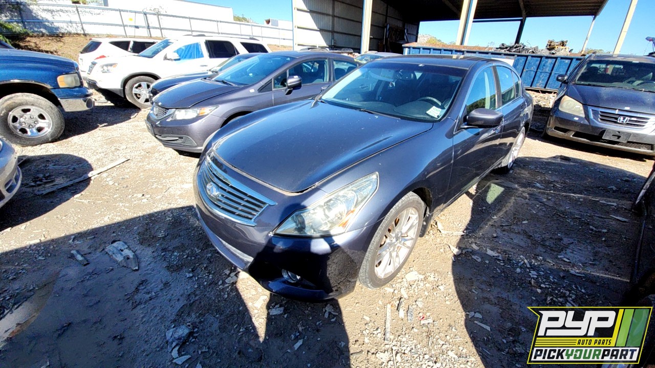 2011 INFINITI G37 partes disponibles