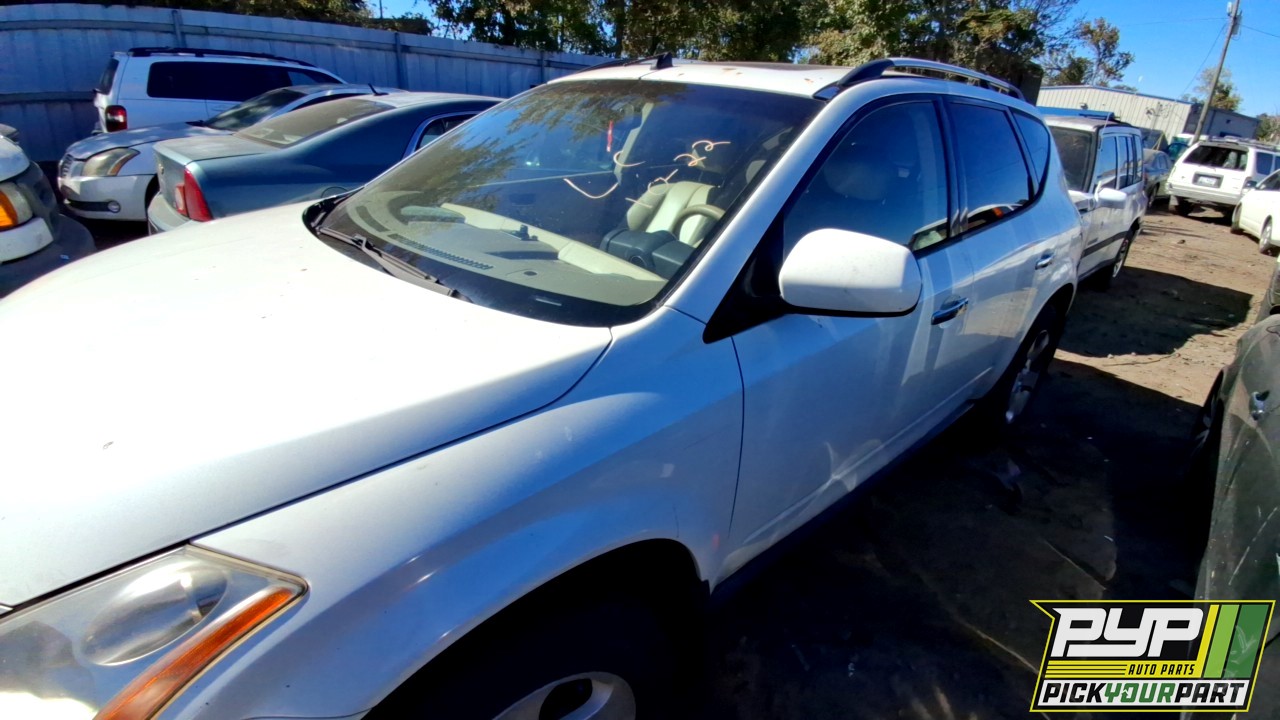 2004 NISSAN MURANO partes disponibles