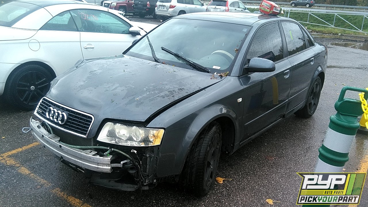 2005 AUDI A4 QUATTRO partes disponibles