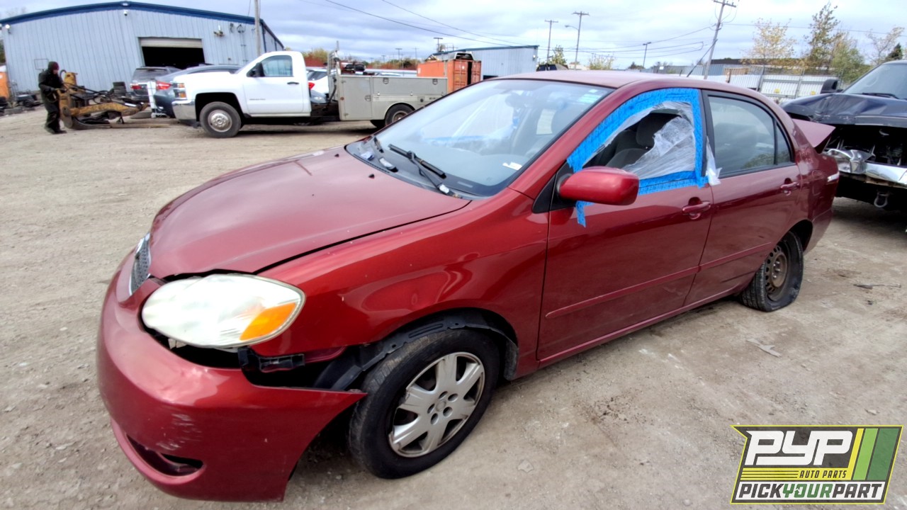 2008 TOYOTA COROLLA partes disponibles