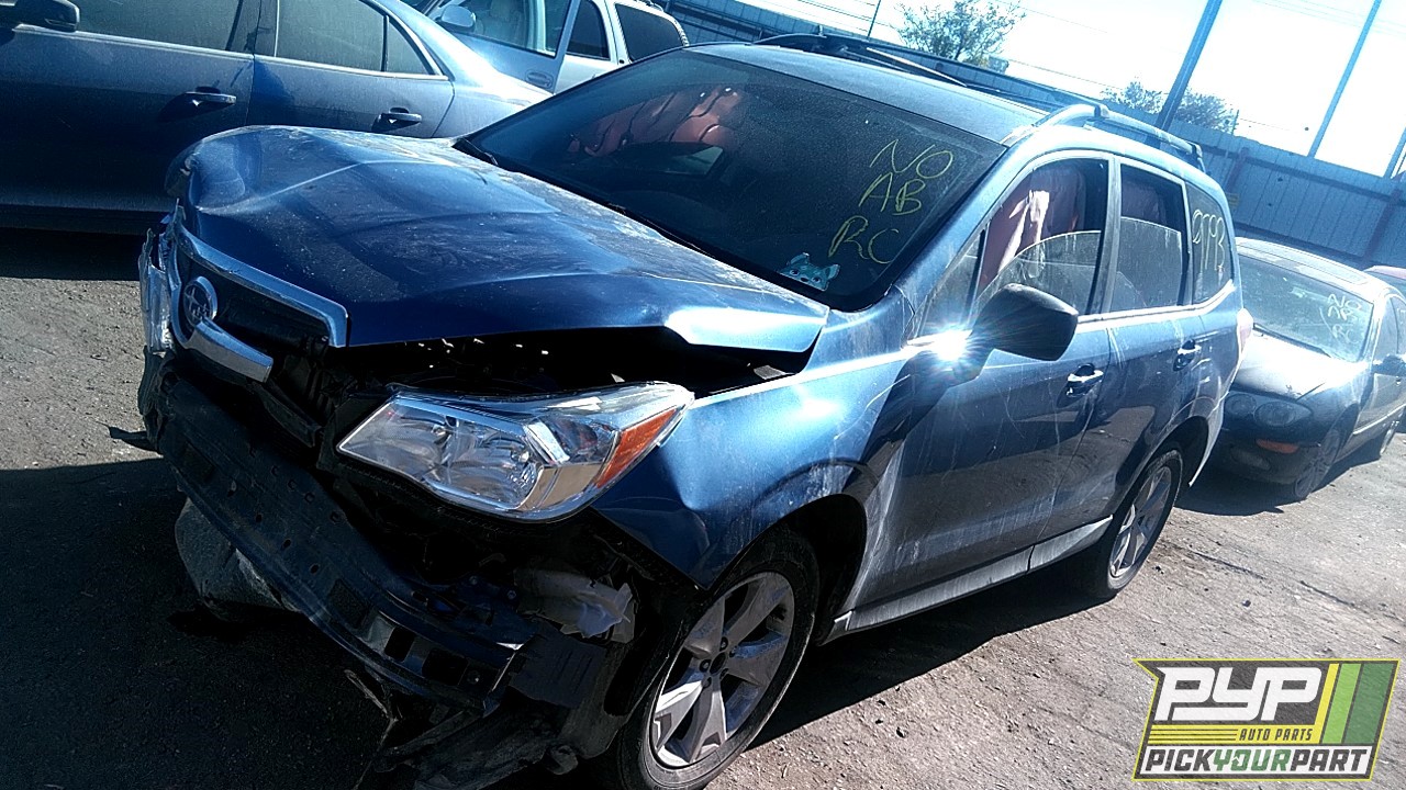 2016 SUBARU FORESTER partes disponibles