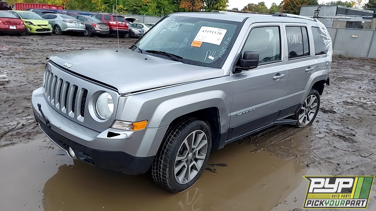 2017 JEEP PATRIOT available for parts