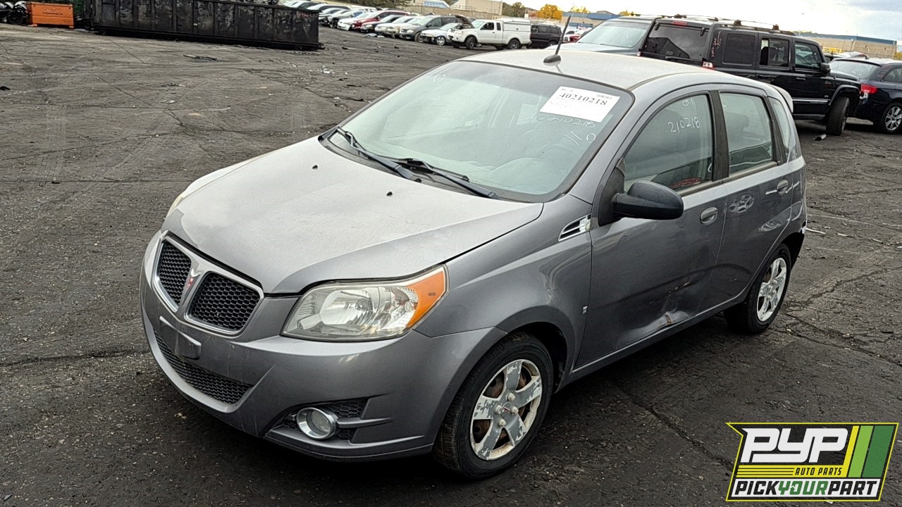 2009 PONTIAC G3 available for parts