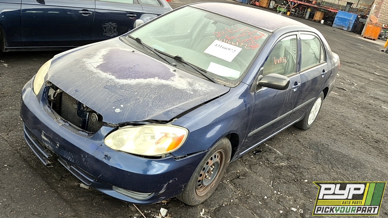 2003 TOYOTA COROLLA available for parts