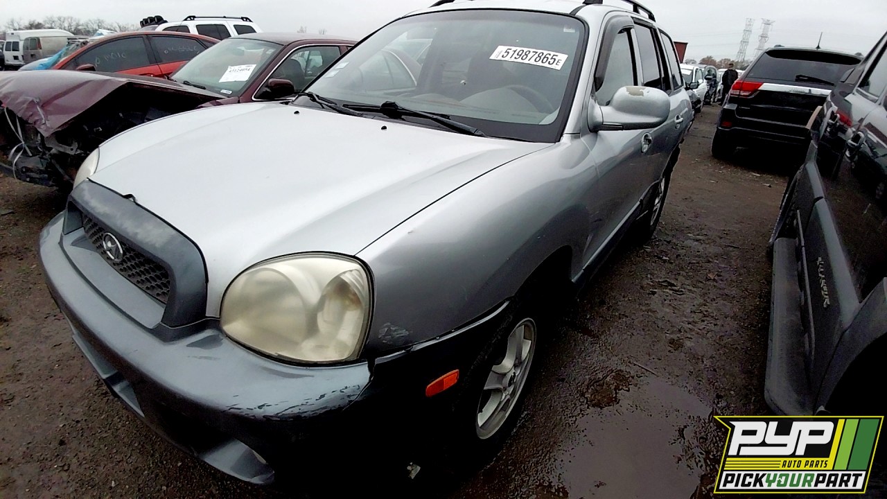 2004 HYUNDAI SANTA FE partes disponibles