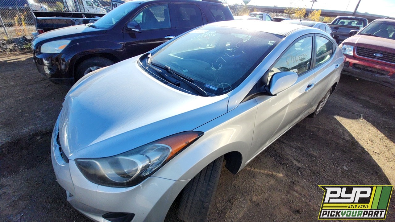 2012 HYUNDAI ELANTRA partes disponibles