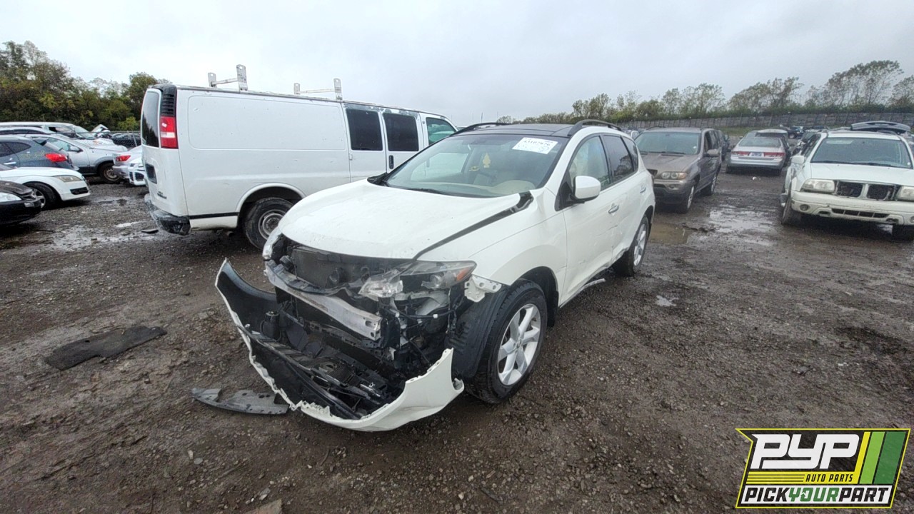 2009 NISSAN MURANO partes disponibles