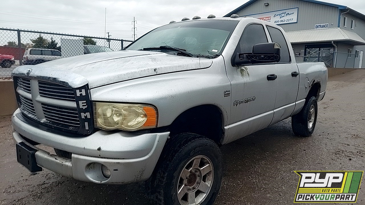 2003 DODGE RAM 2500 partes disponibles