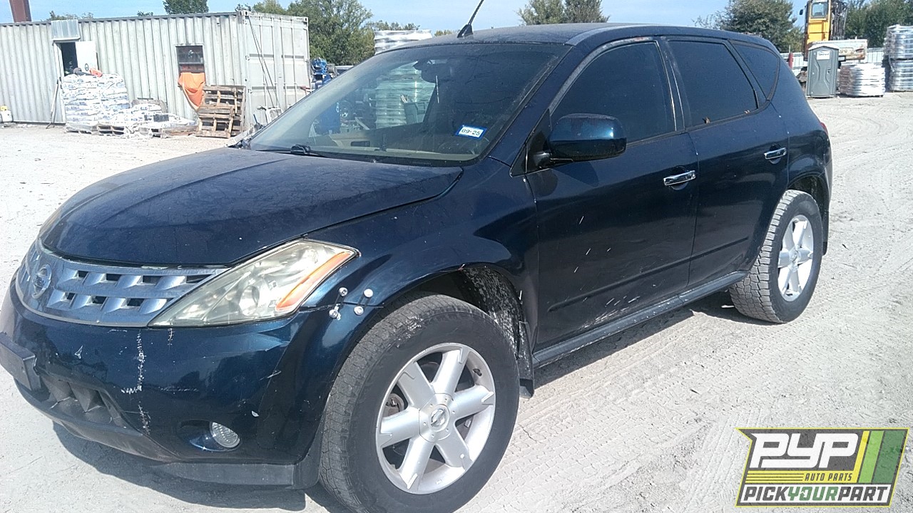 2003 NISSAN MURANO partes disponibles