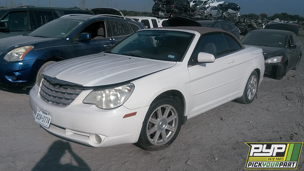 2008 CHRYSLER SEBRING partes disponibles