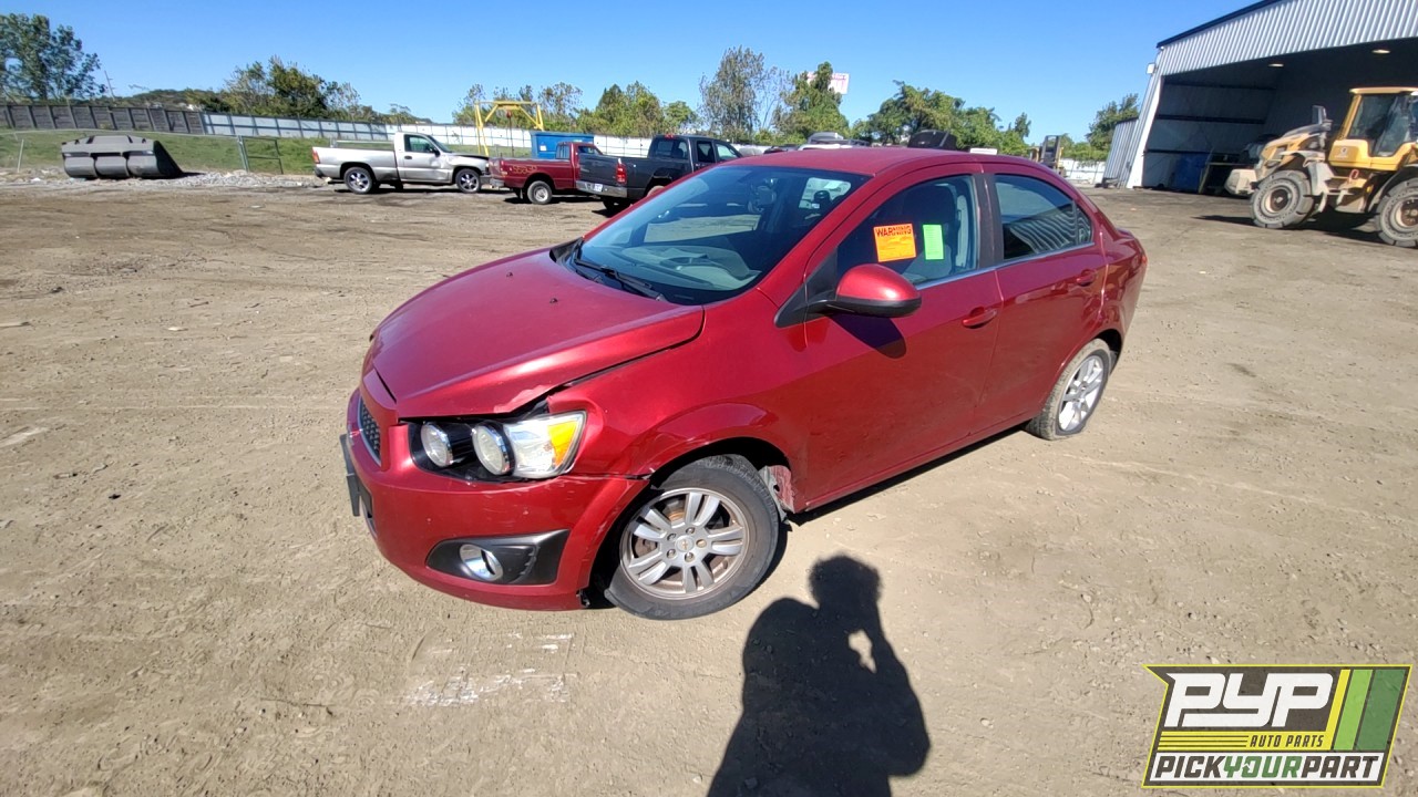 2014 CHEVROLET SONIC partes disponibles