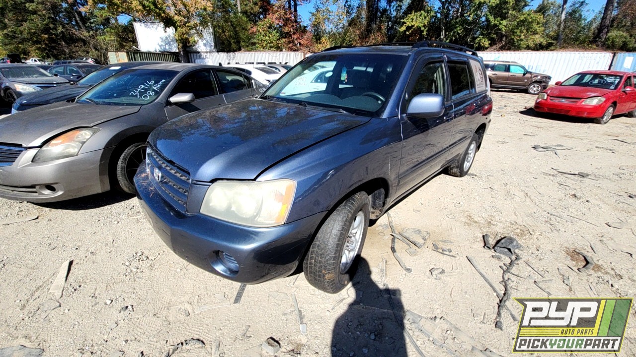 2003 TOYOTA HIGHLANDER available for parts