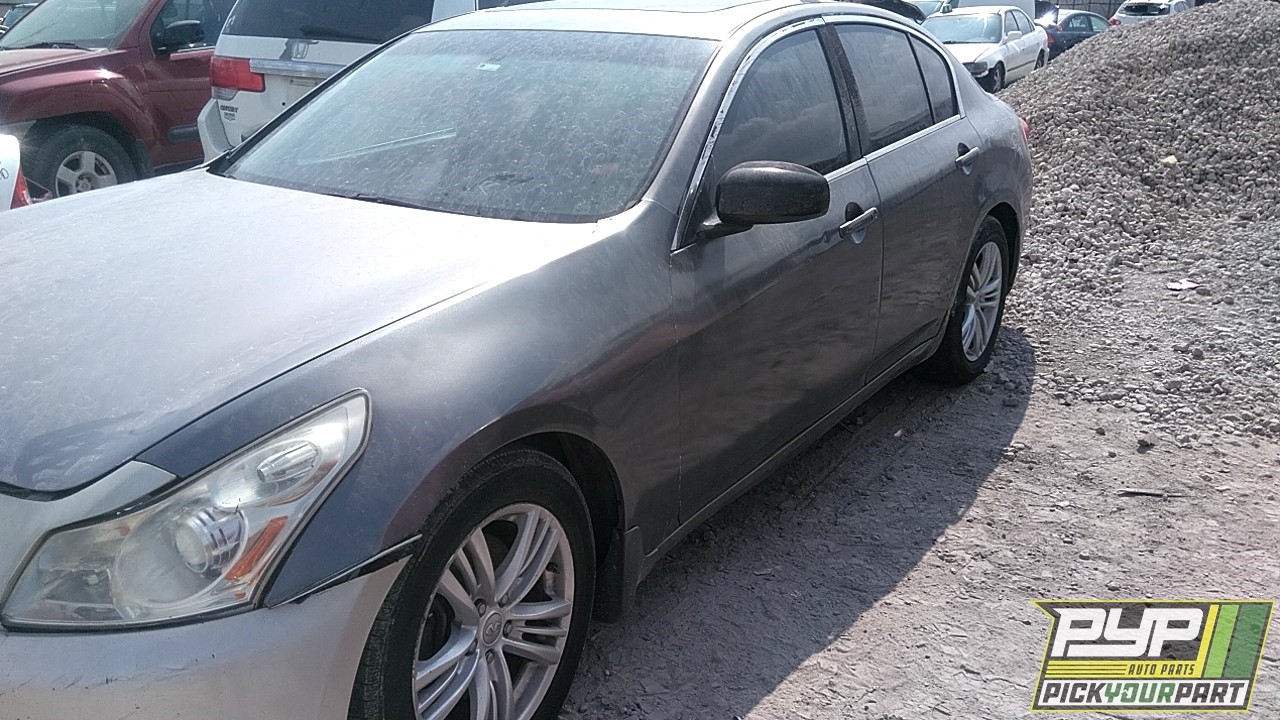 2010 INFINITI G37 partes disponibles