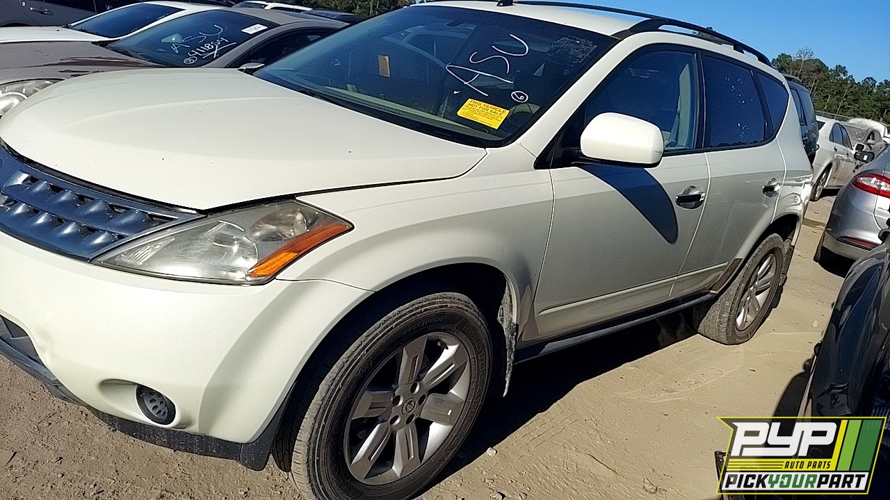 2006 NISSAN MURANO partes disponibles