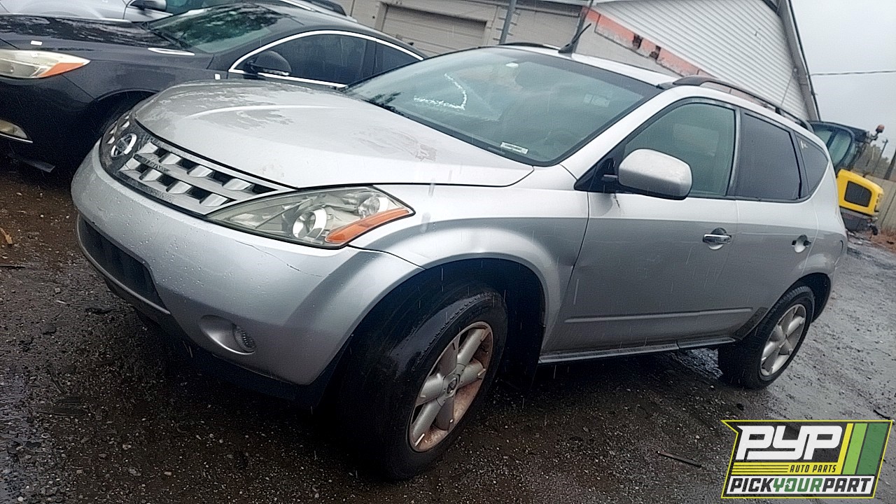 2004 NISSAN MURANO partes disponibles