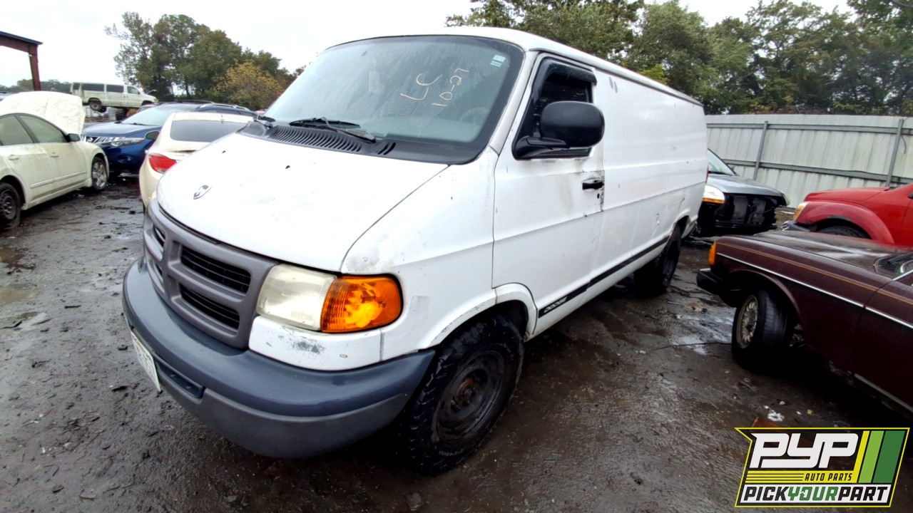2000 DODGE RAM 2500 VAN partes disponibles