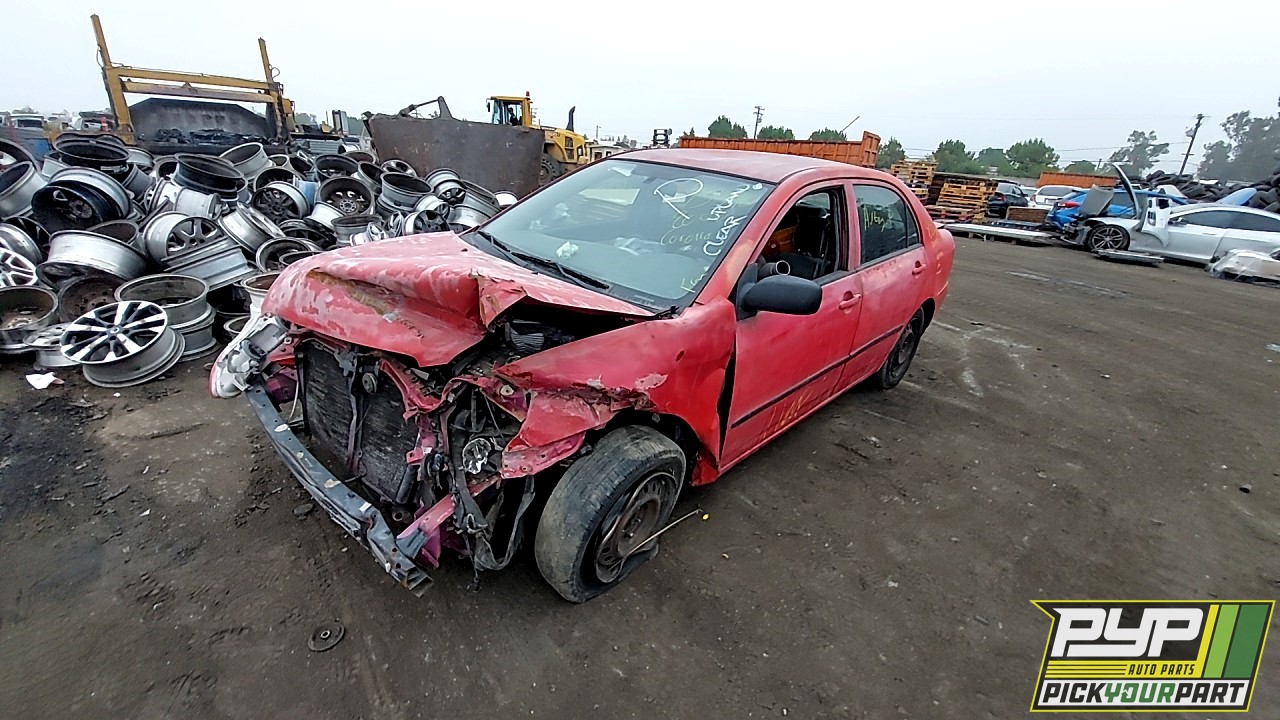 2006 TOYOTA COROLLA partes disponibles