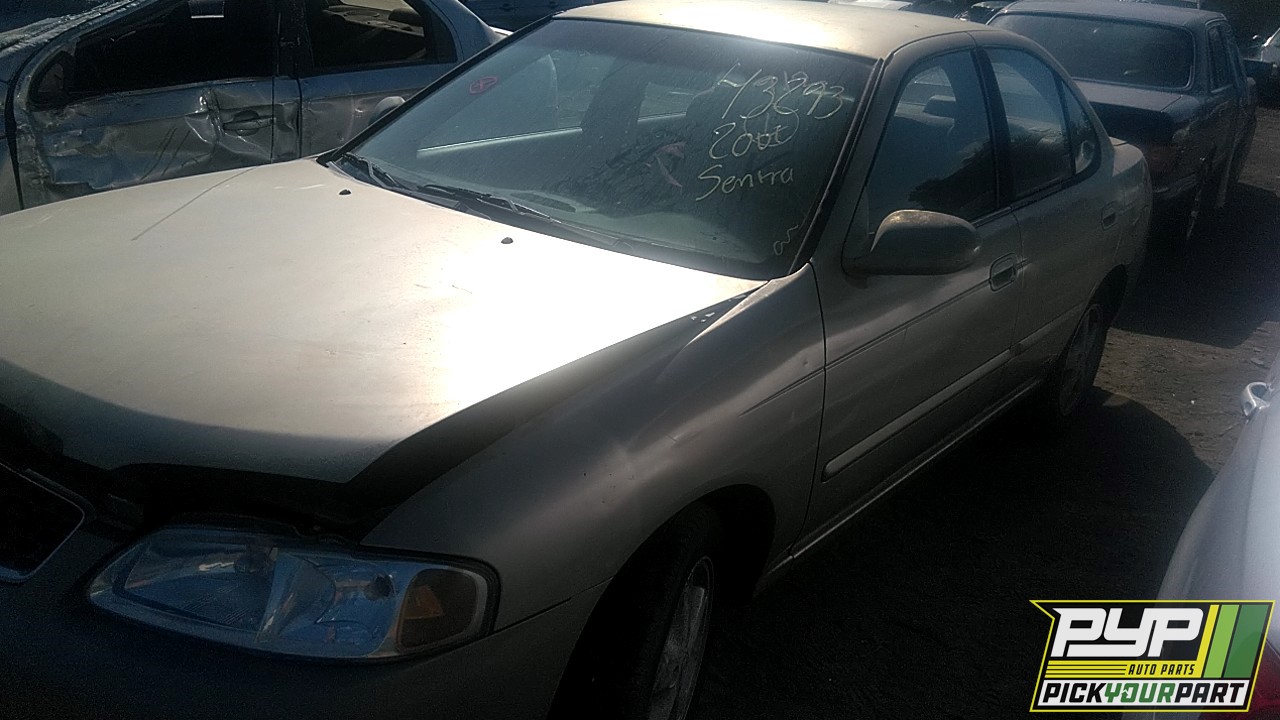 2001 NISSAN SENTRA partes disponibles