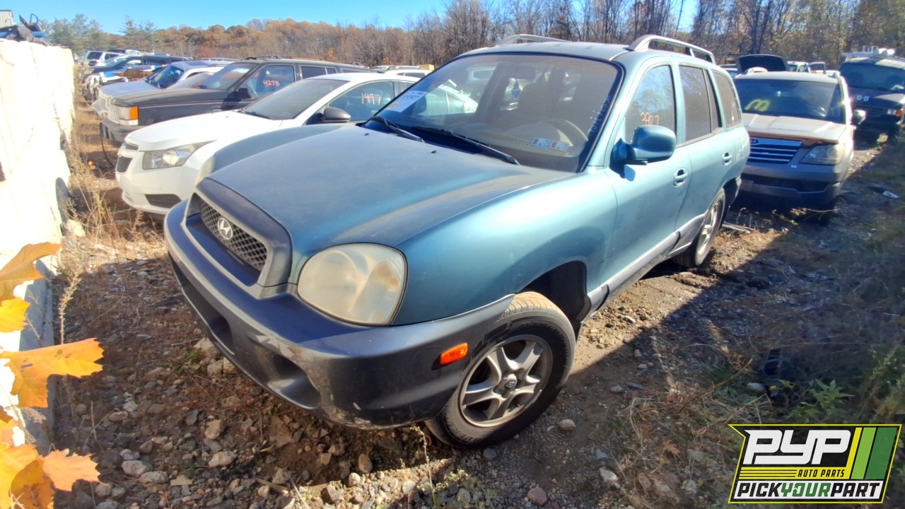 2003 HYUNDAI SANTA FE partes disponibles