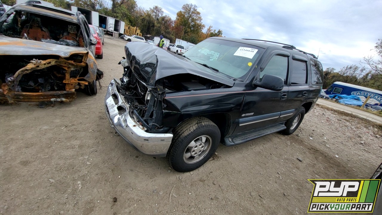 2001 CHEVROLET TAHOE partes disponibles