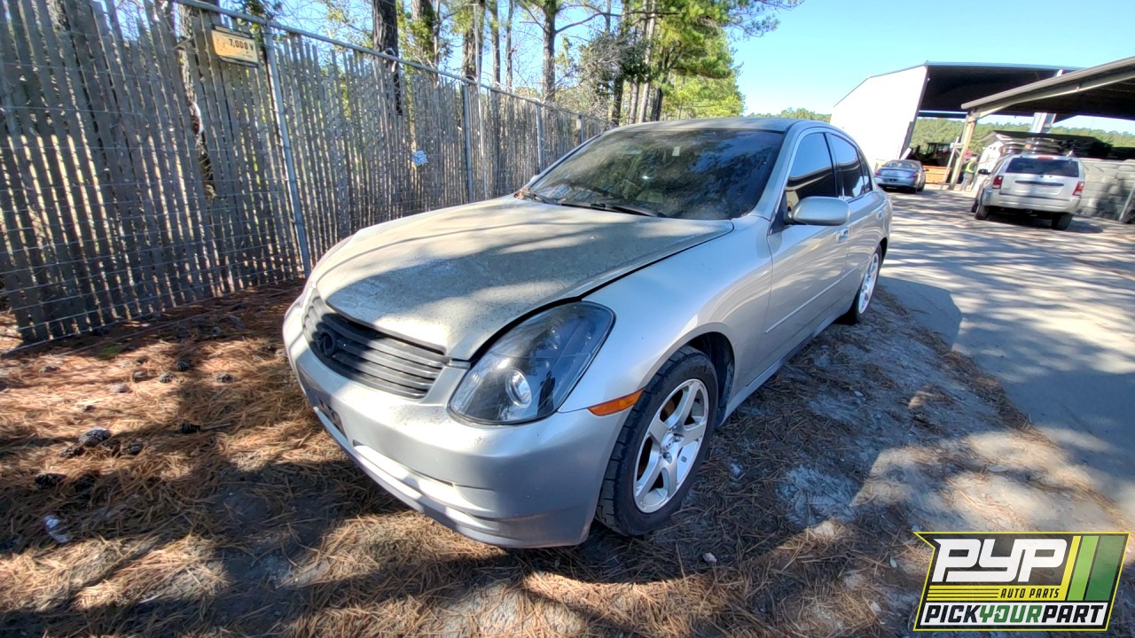 2003 INFINITI G35 partes disponibles