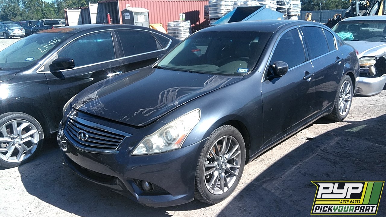 2010 INFINITI G37 partes disponibles