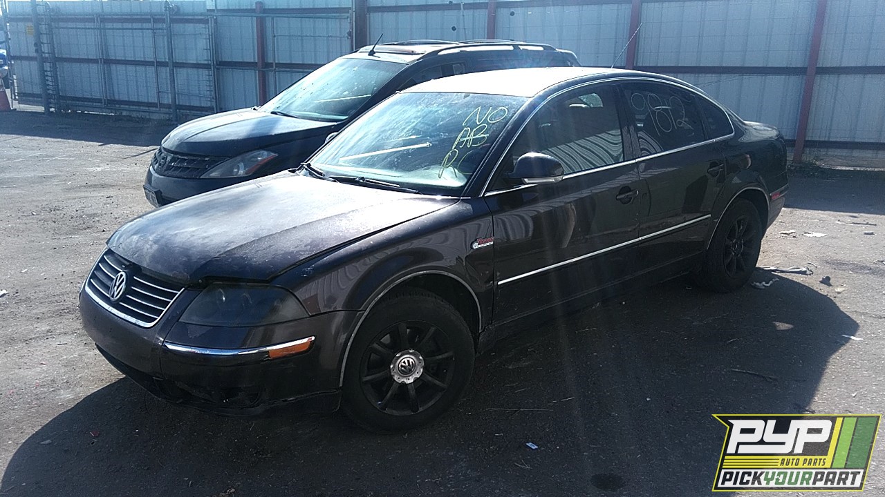 2004 VOLKSWAGEN PASSAT partes disponibles