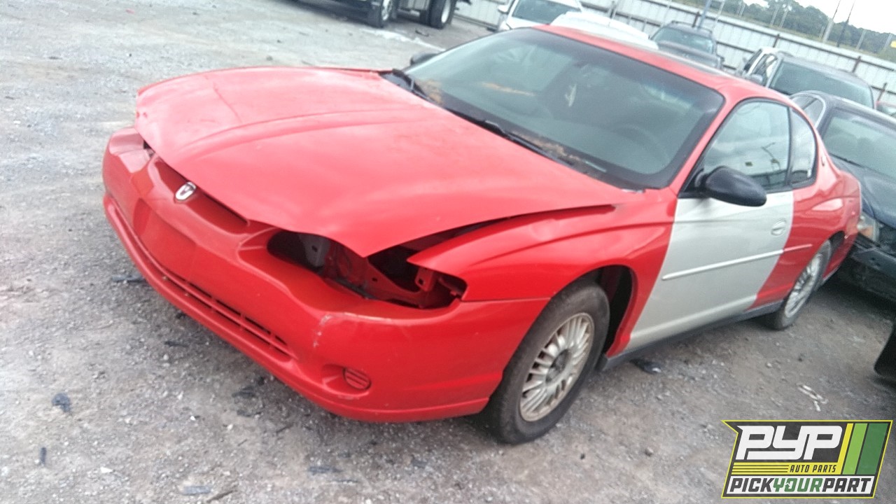 2001 CHEVROLET MONTE CARLO partes disponibles